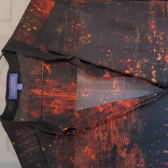 S-M Sheer Blouse Vivian Tam - Picture 8 of 12